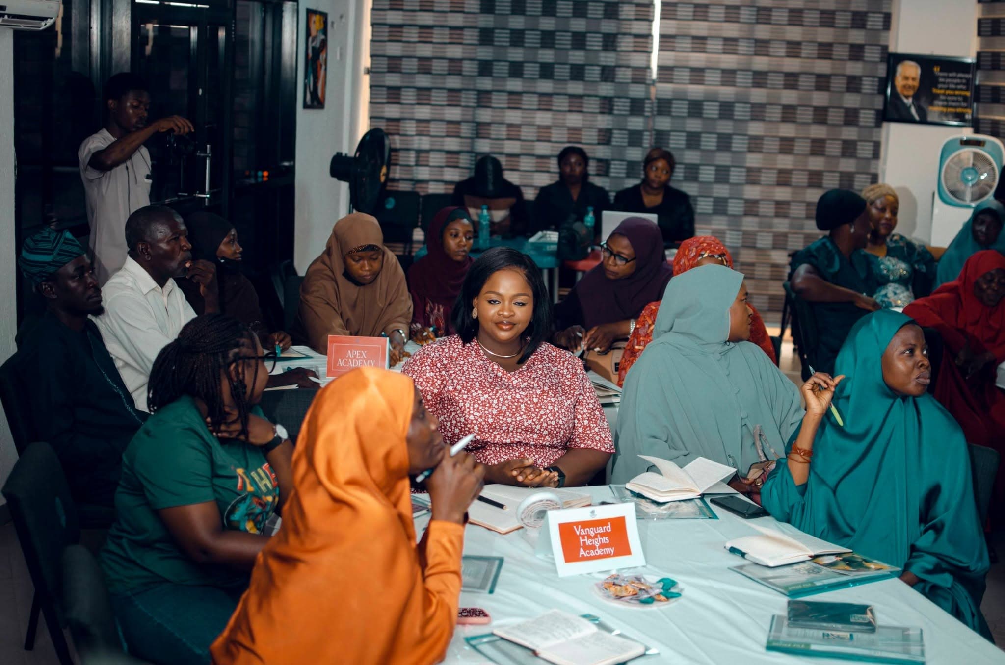 Participants collaborating in a workshop