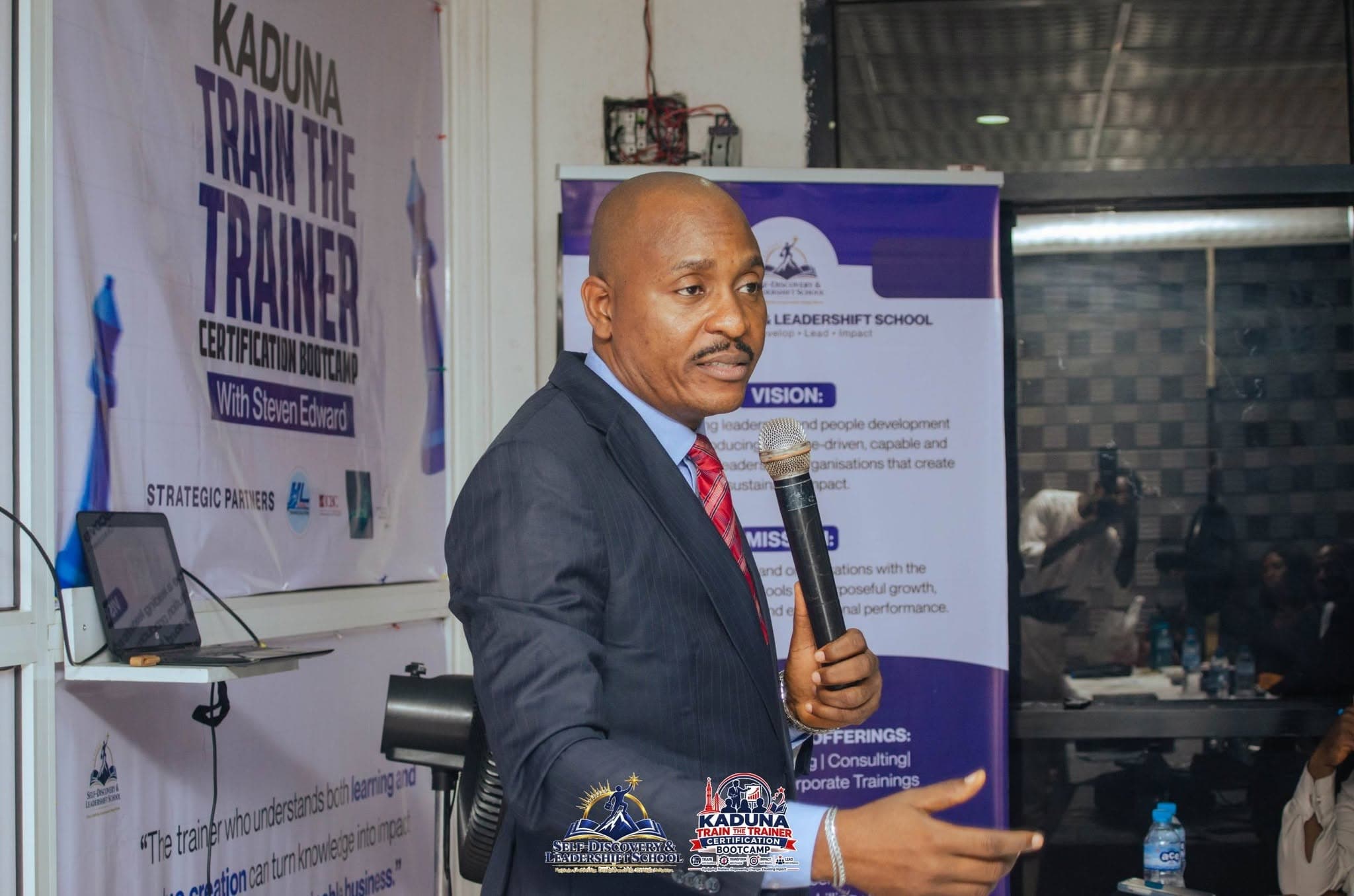 Speaker at the Kaduna Train the Trainer certification workshop